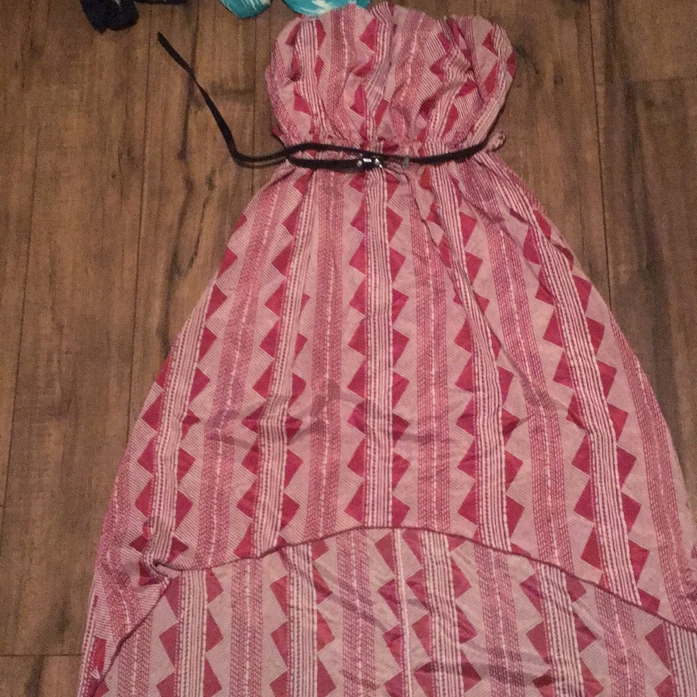 Strapless dress